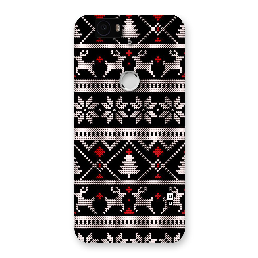Christmas Seamless Aztec Pattern Back Case for Google Nexus 6P
