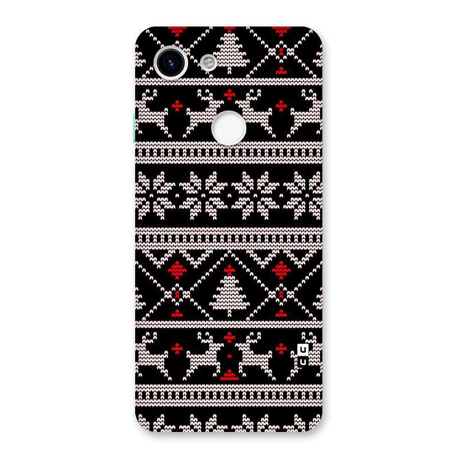 Christmas Seamless Aztec Pattern Back Case for Google Pixel 3
