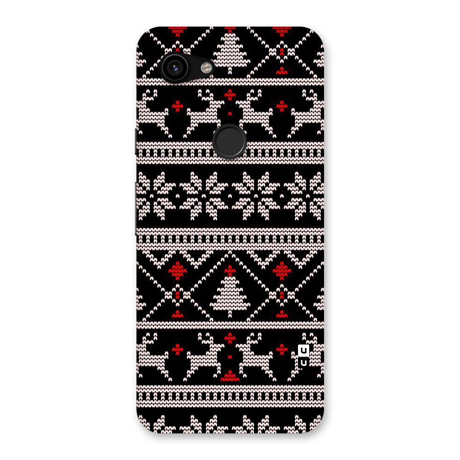 Christmas Seamless Aztec Pattern Back Case for Google Pixel 3a
