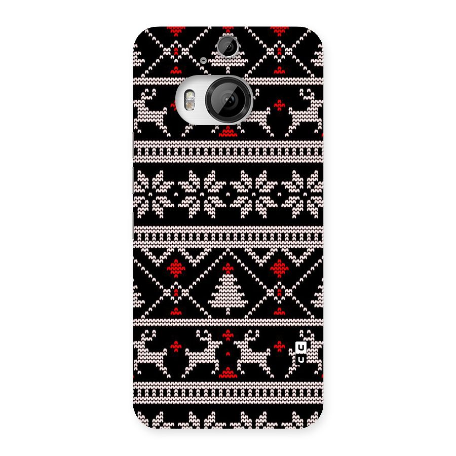 Christmas Seamless Aztec Pattern Back Case for HTC One M9 Plus