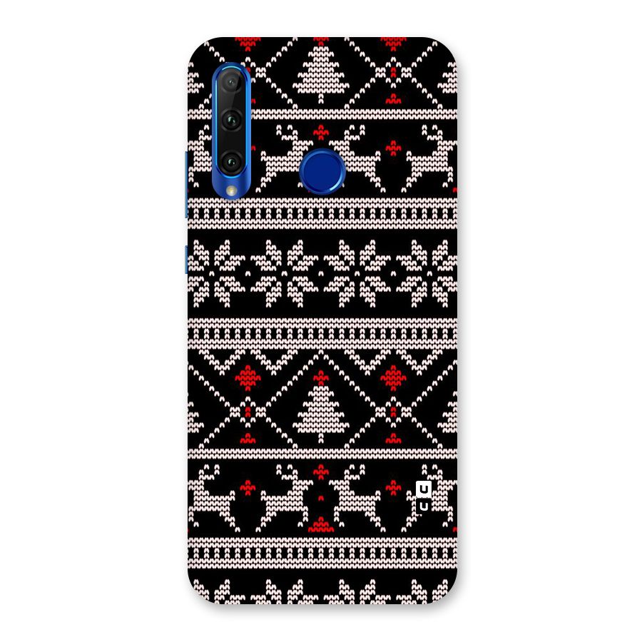 Christmas Seamless Aztec Pattern Back Case for Honor 20i
