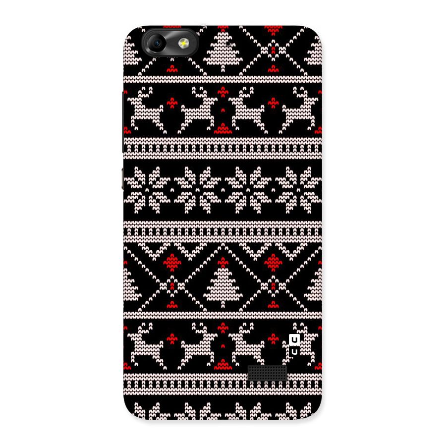 Christmas Seamless Aztec Pattern Back Case for Honor 4C