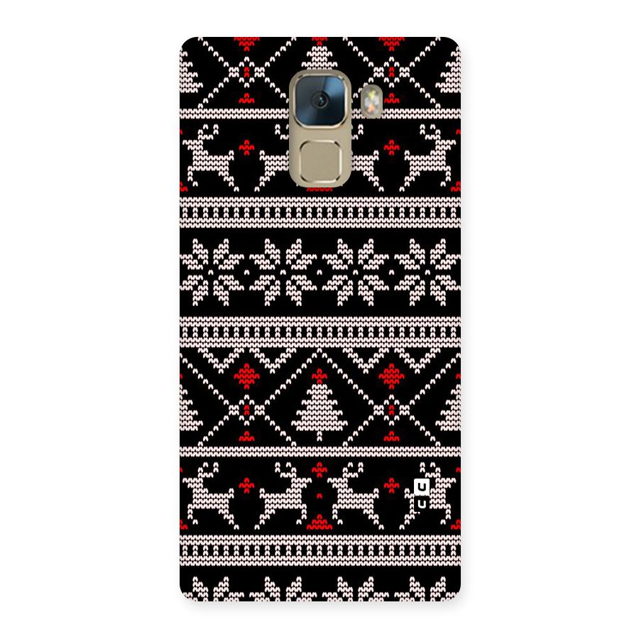Christmas Seamless Aztec Pattern Back Case for Honor 7