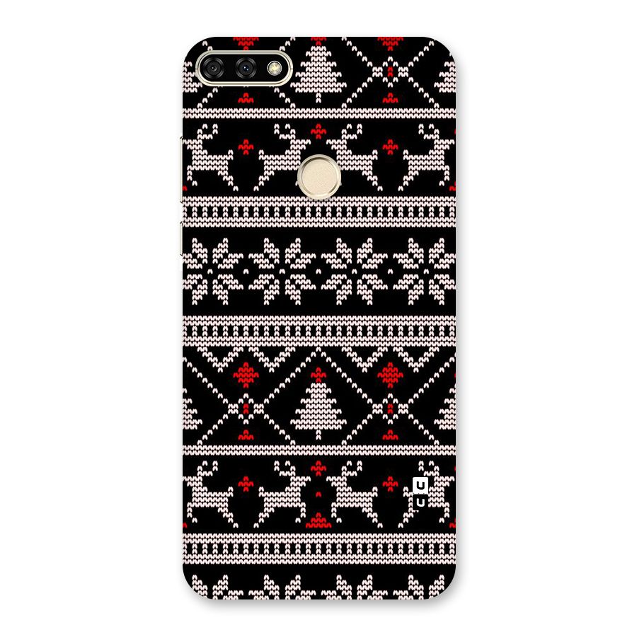 Christmas Seamless Aztec Pattern Back Case for Honor 7A