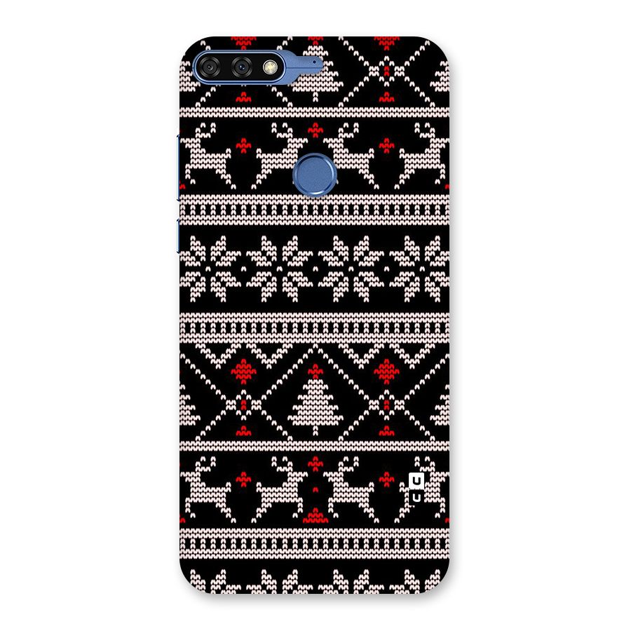Christmas Seamless Aztec Pattern Back Case for Honor 7C