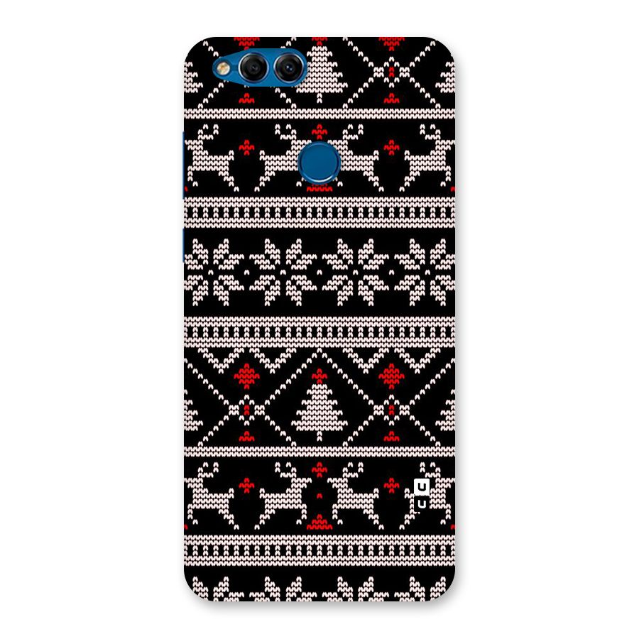 Christmas Seamless Aztec Pattern Back Case for Honor 7X