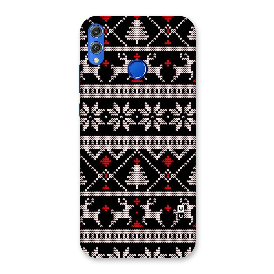 Christmas Seamless Aztec Pattern Back Case for Honor 8X