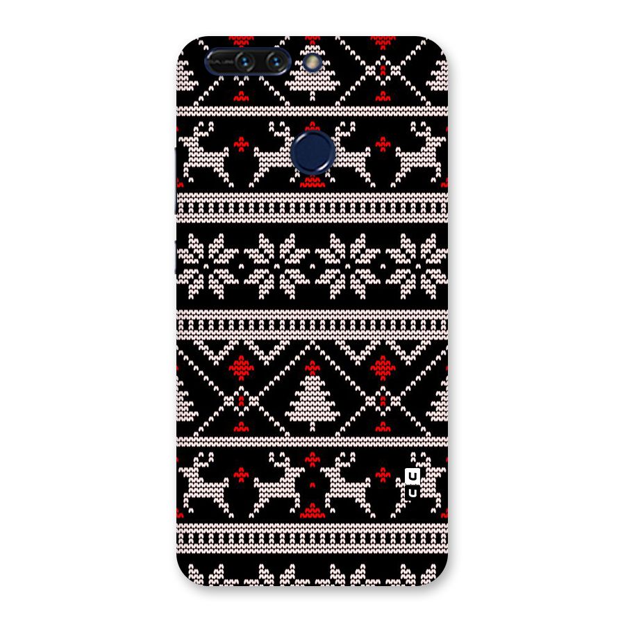 Christmas Seamless Aztec Pattern Back Case for Honor 8 Pro