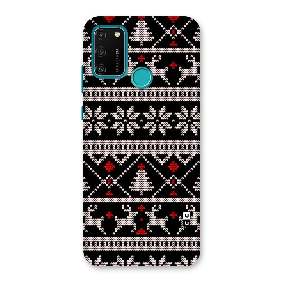 Christmas Seamless Aztec Pattern Back Case for Honor 9A