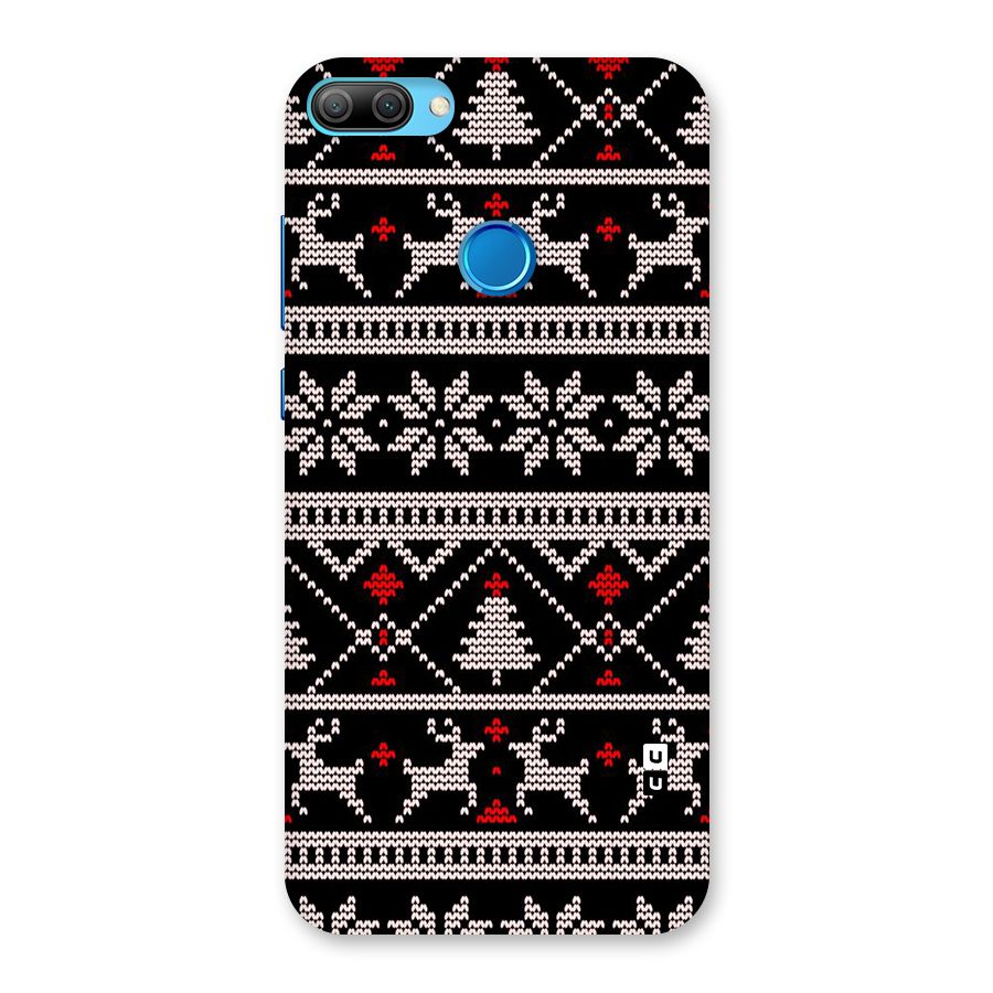 Christmas Seamless Aztec Pattern Back Case for Honor 9N