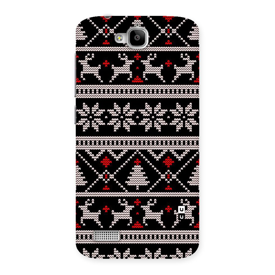 Christmas Seamless Aztec Pattern Back Case for Honor Holly