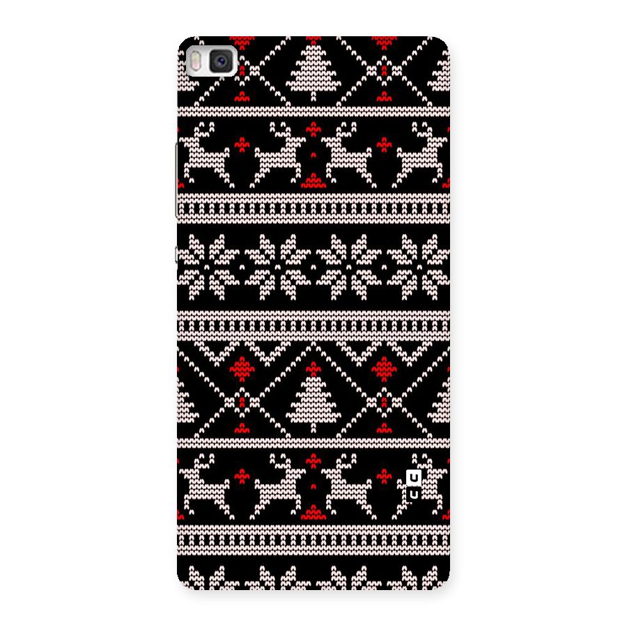 Christmas Seamless Aztec Pattern Back Case for Huawei P8