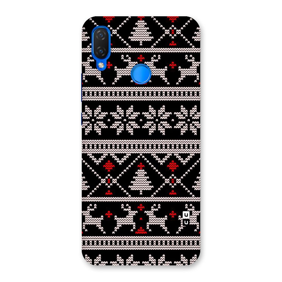 Christmas Seamless Aztec Pattern Back Case for Huawei P Smart+