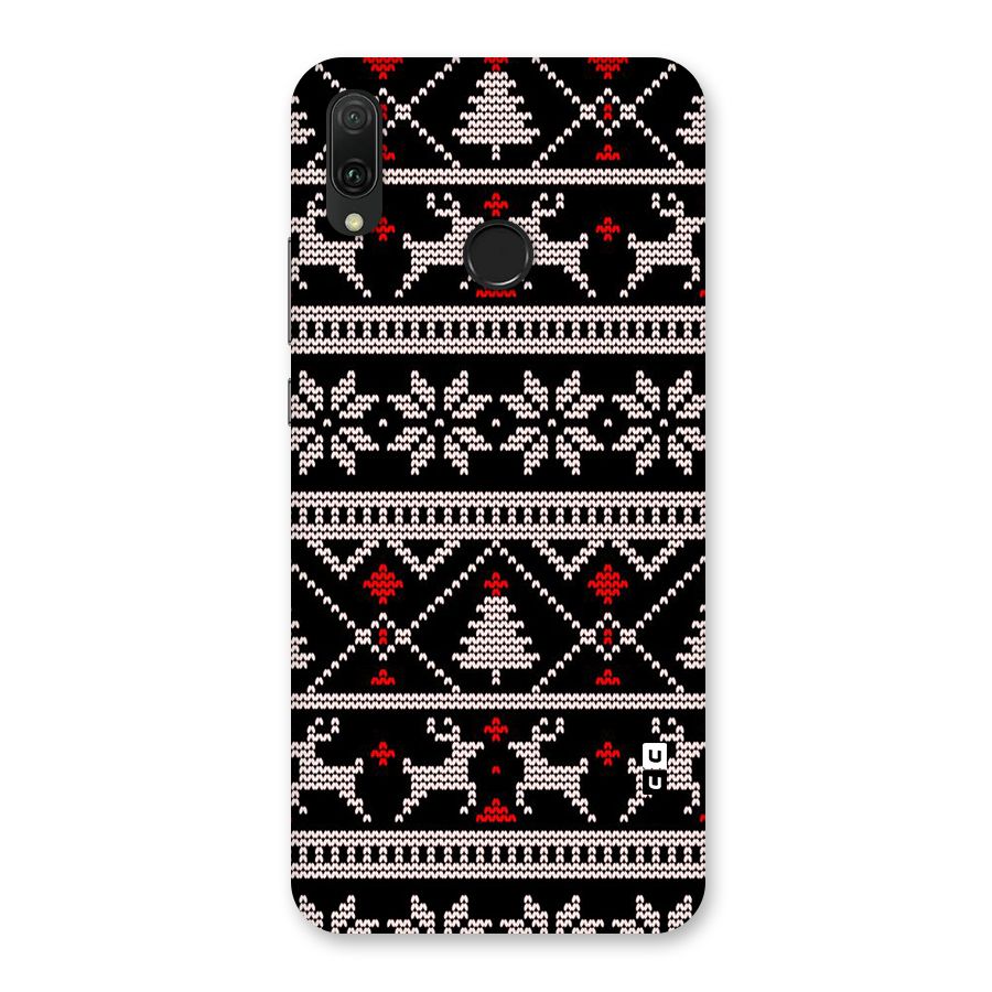 Christmas Seamless Aztec Pattern Back Case for Huawei Y9 (2019)