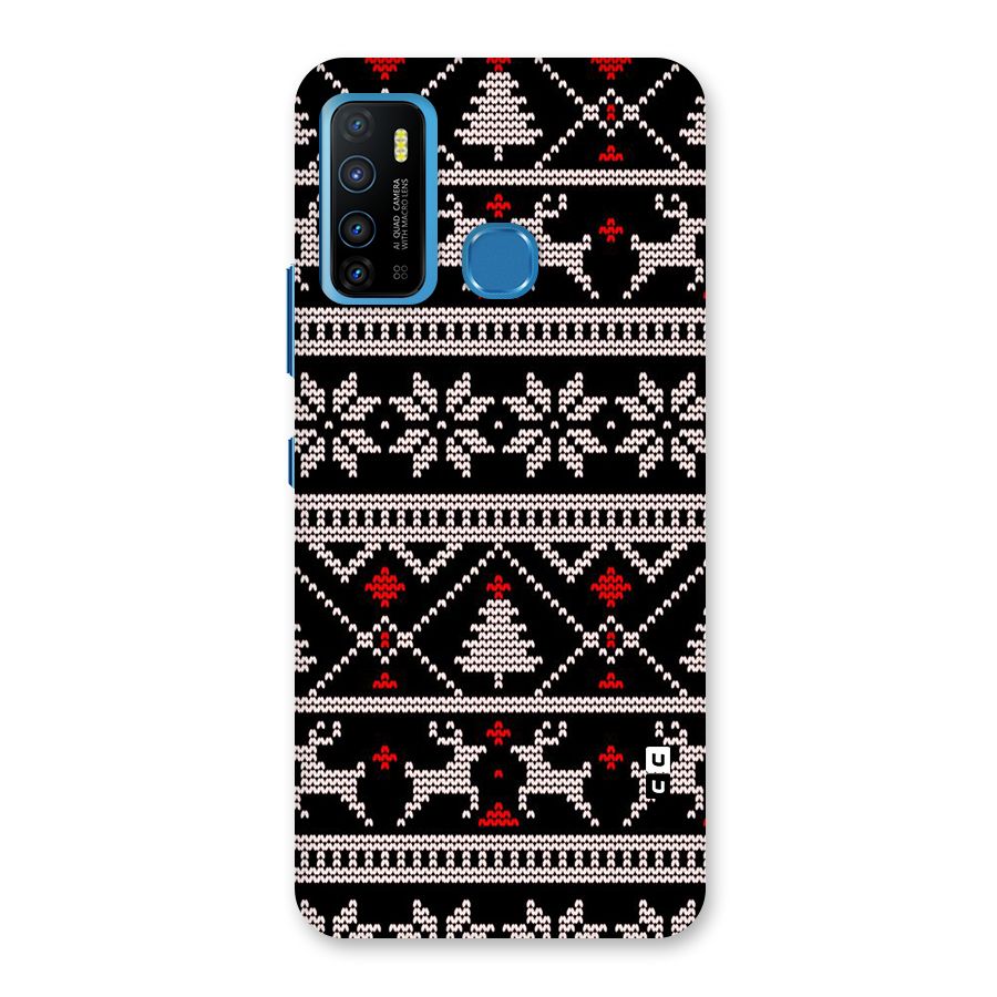 Christmas Seamless Aztec Pattern Back Case for Infinix Hot 9