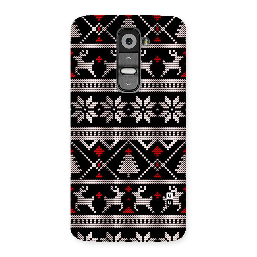 Christmas Seamless Aztec Pattern Back Case for LG G2