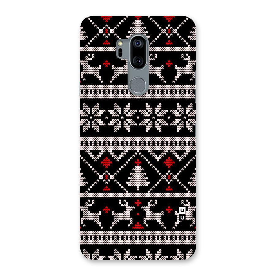 Christmas Seamless Aztec Pattern Back Case for LG G7