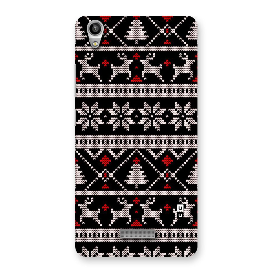 Christmas Seamless Aztec Pattern Back Case for Lava Pixel V1