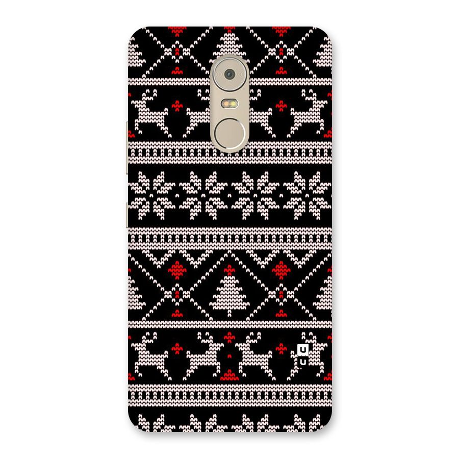 Christmas Seamless Aztec Pattern Back Case for Lenovo K6 Note