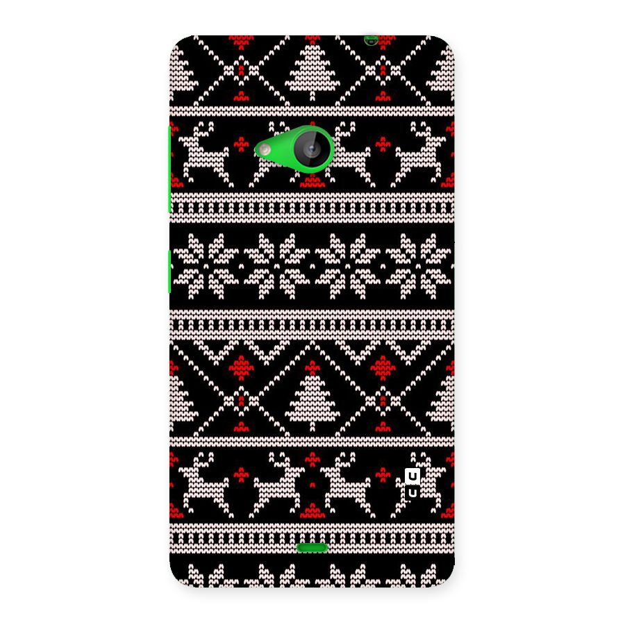 Christmas Seamless Aztec Pattern Back Case for Lumia 535