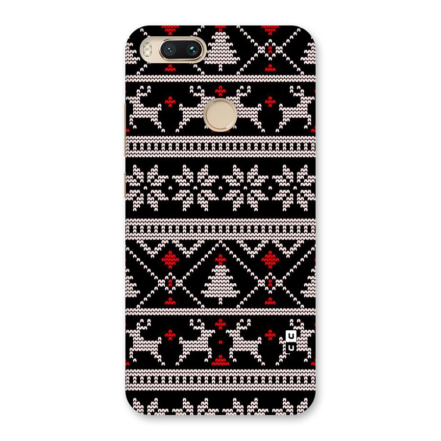 Christmas Seamless Aztec Pattern Back Case for Mi A1