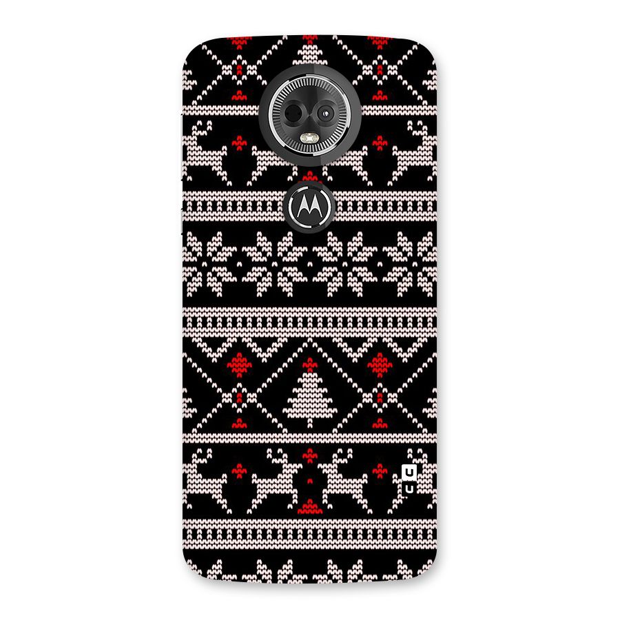 Christmas Seamless Aztec Pattern Back Case for Moto E5 Plus
