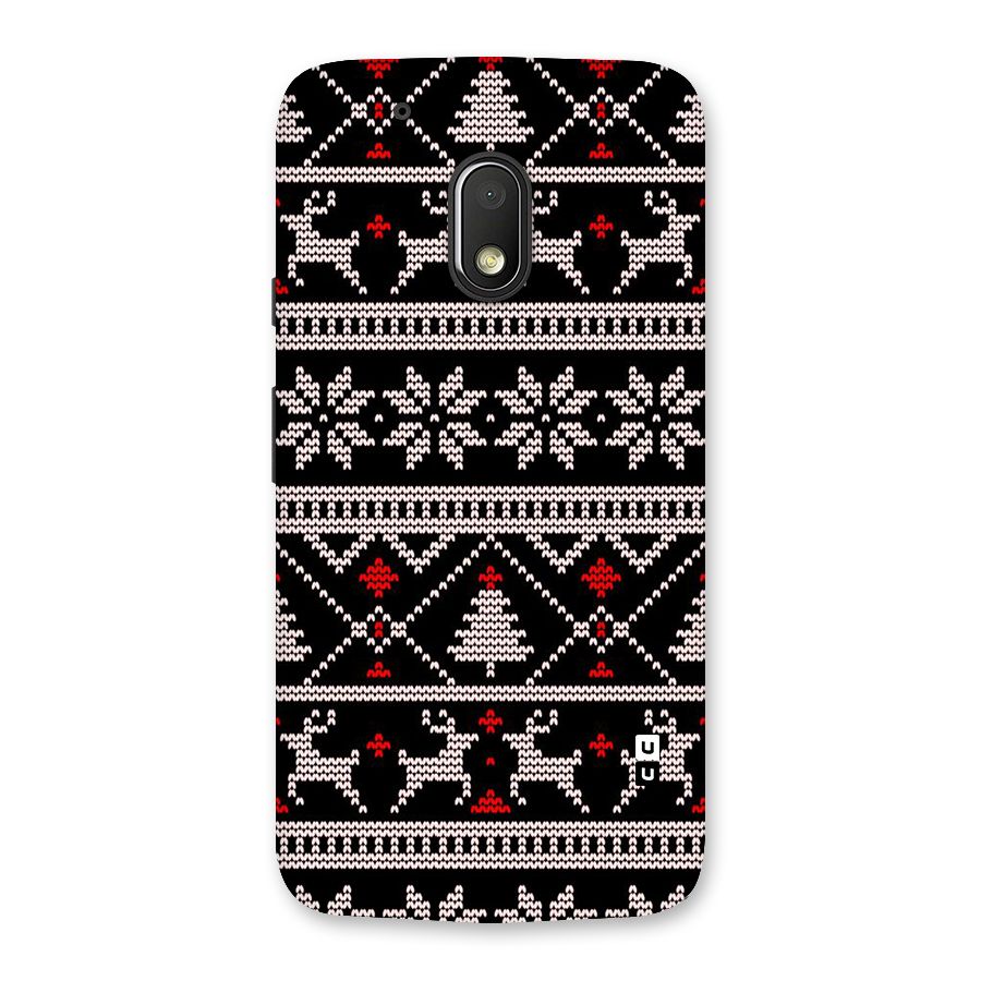 Christmas Seamless Aztec Pattern Back Case for Moto G4 Play