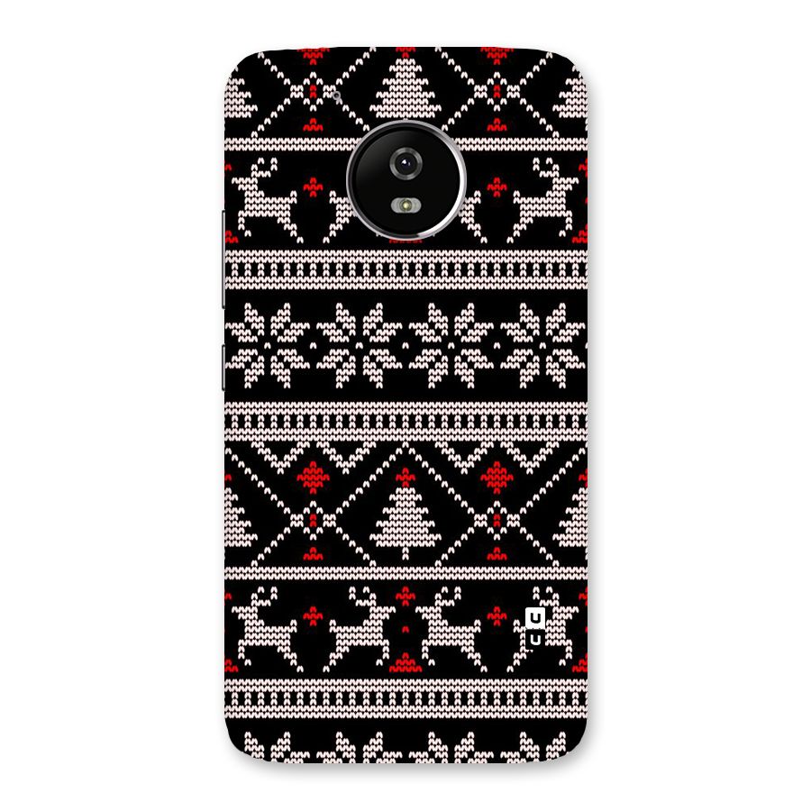 Christmas Seamless Aztec Pattern Back Case for Moto G5