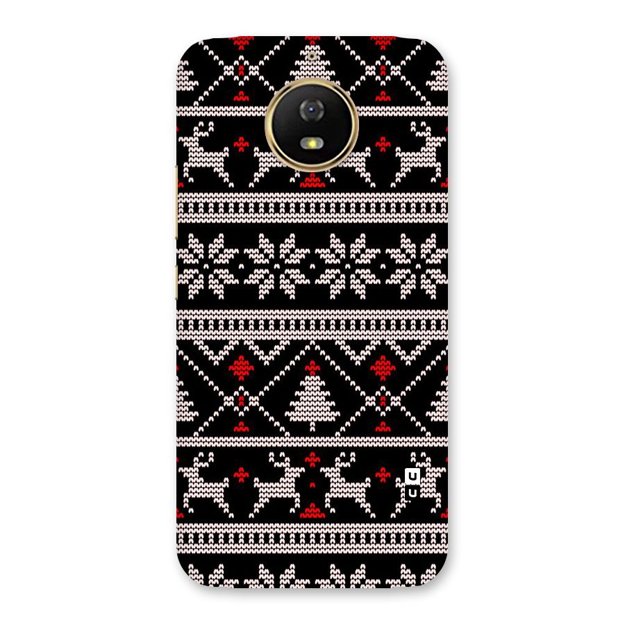 Christmas Seamless Aztec Pattern Back Case for Moto G5s