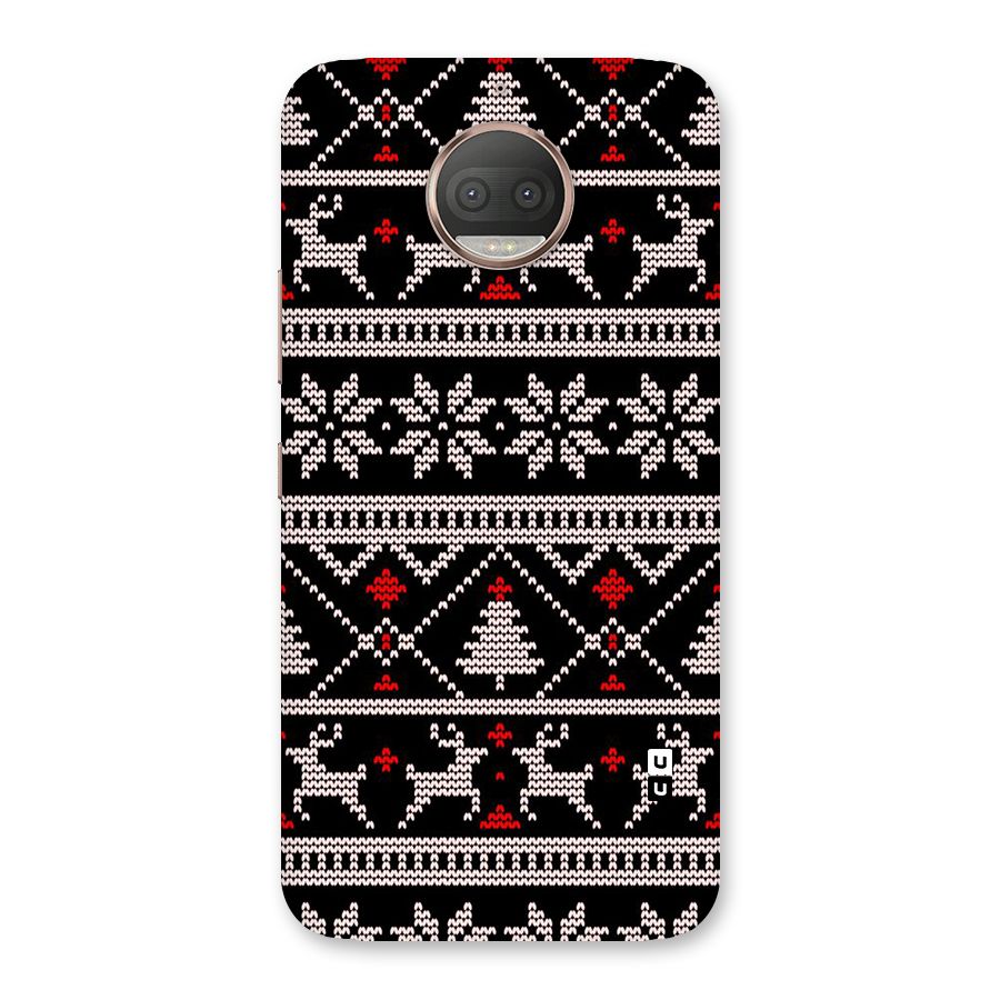 Christmas Seamless Aztec Pattern Back Case for Moto G5s Plus