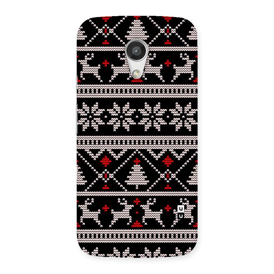Christmas Seamless Aztec Pattern Back Case for Moto G 2nd Gen