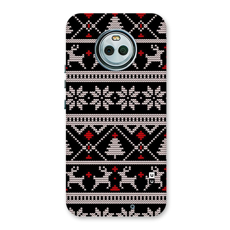 Christmas Seamless Aztec Pattern Back Case for Moto X4