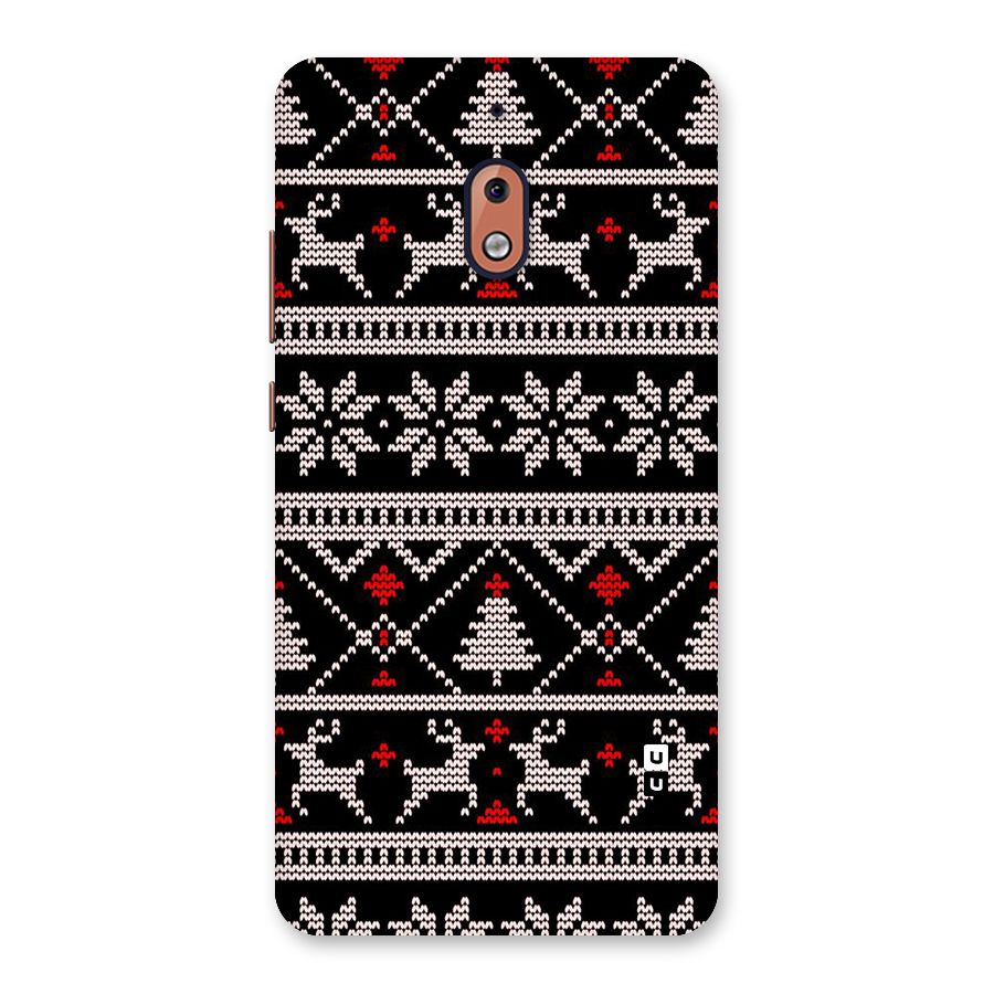 Christmas Seamless Aztec Pattern Back Case for Nokia 2.1