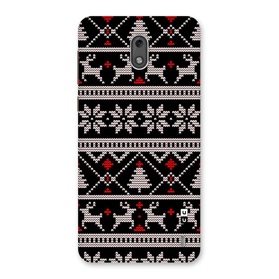 Christmas Seamless Aztec Pattern Back Case for Nokia 2
