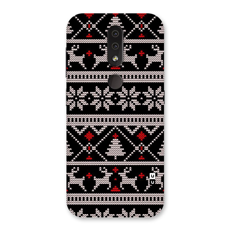 Christmas Seamless Aztec Pattern Back Case for Nokia 4.2