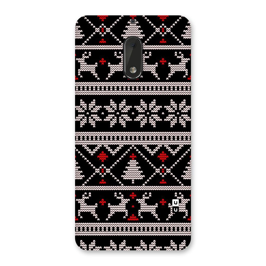 Christmas Seamless Aztec Pattern Back Case for Nokia 6