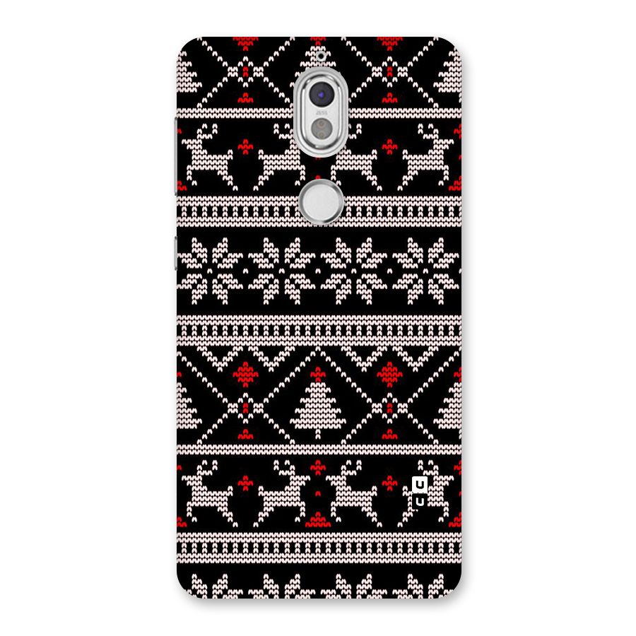 Christmas Seamless Aztec Pattern Back Case for Nokia 7