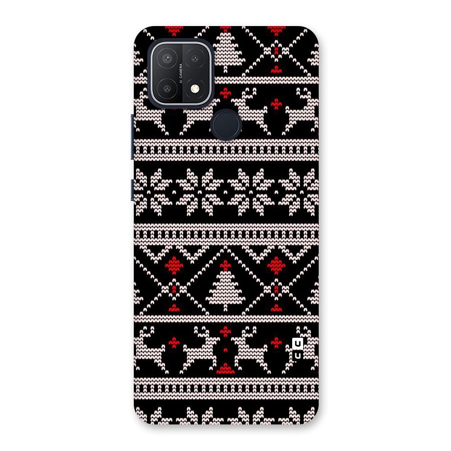 Christmas Seamless Aztec Pattern Back Case for Oppo A15s
