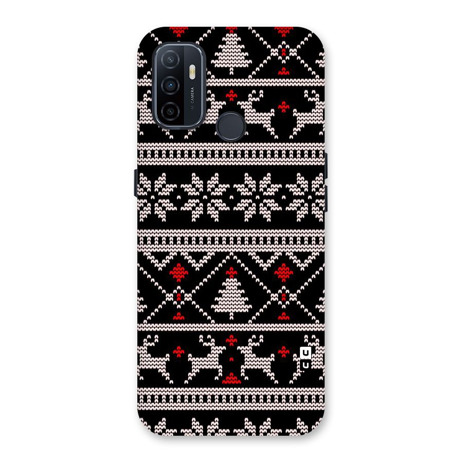Christmas Seamless Aztec Pattern Back Case for Oppo A32