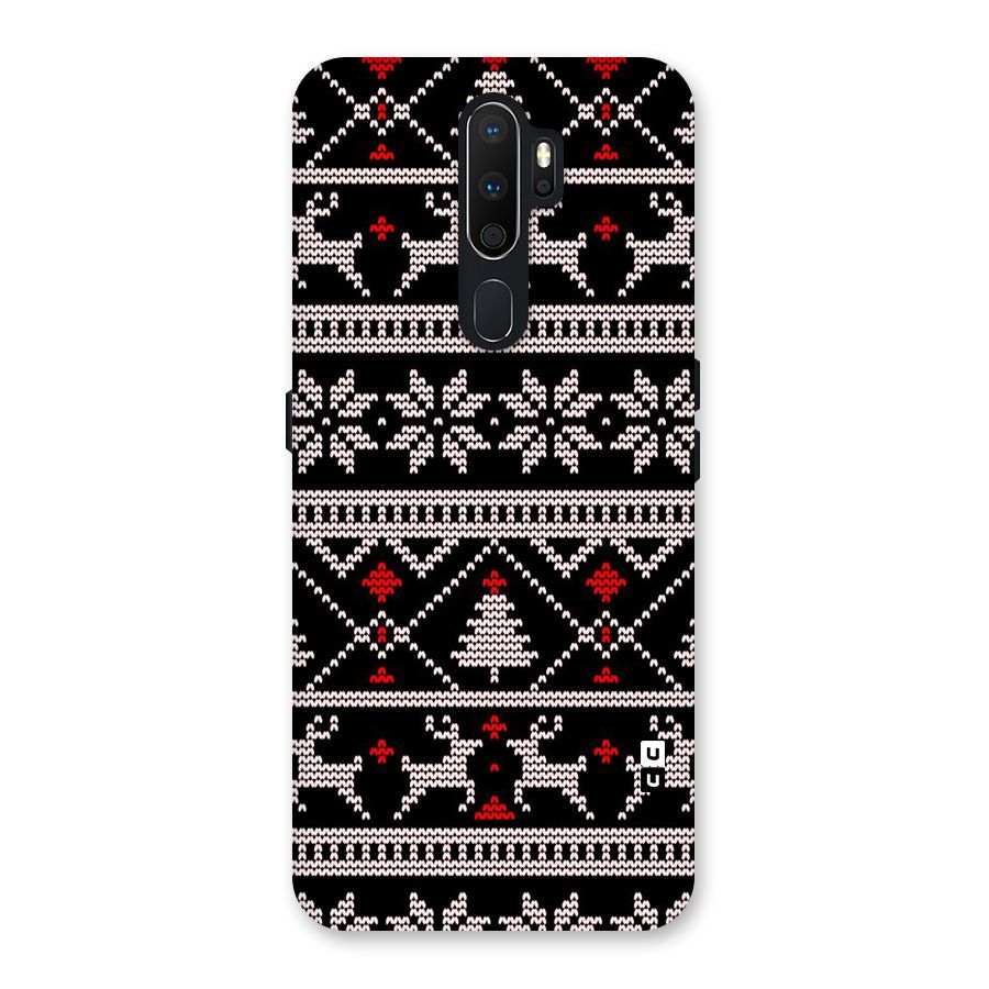 Christmas Seamless Aztec Pattern Back Case for Oppo A5 (2020)