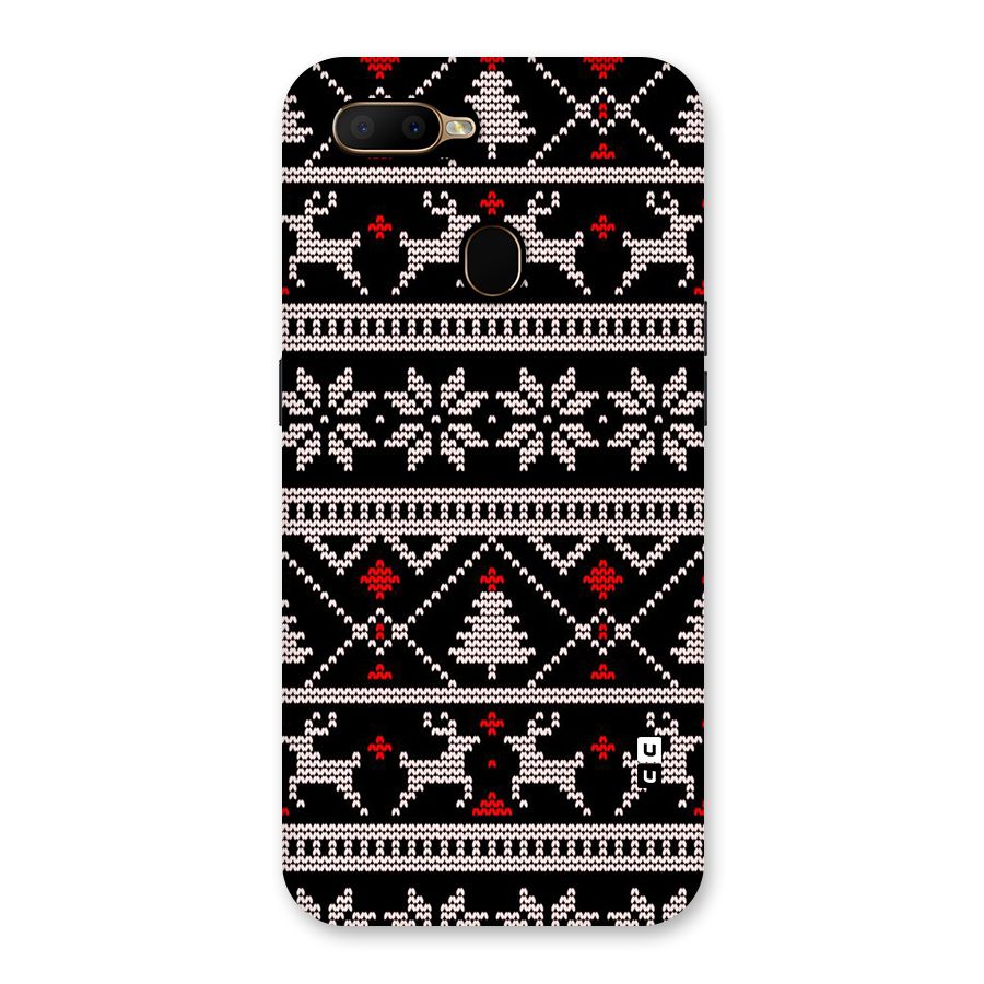 Christmas Seamless Aztec Pattern Back Case for Oppo A5s
