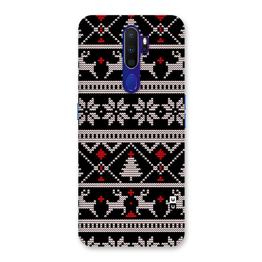 Christmas Seamless Aztec Pattern Back Case for Oppo A9 (2020)