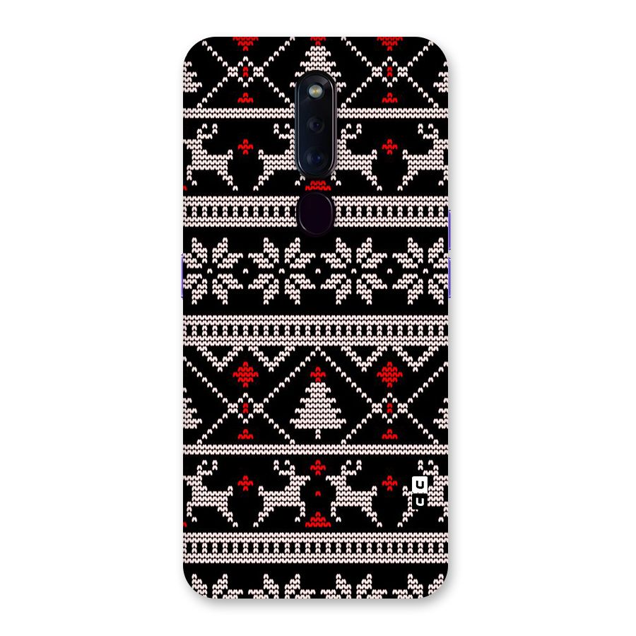 Christmas Seamless Aztec Pattern Back Case for Oppo F11 Pro