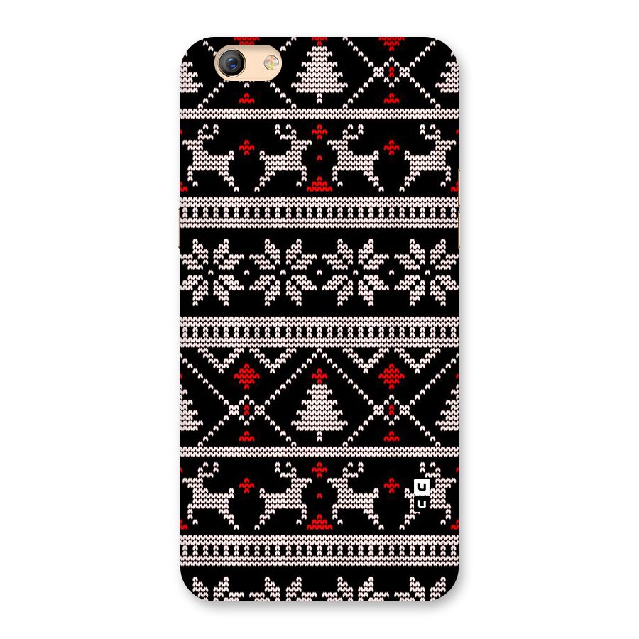 Christmas Seamless Aztec Pattern Back Case for Oppo F3 Plus