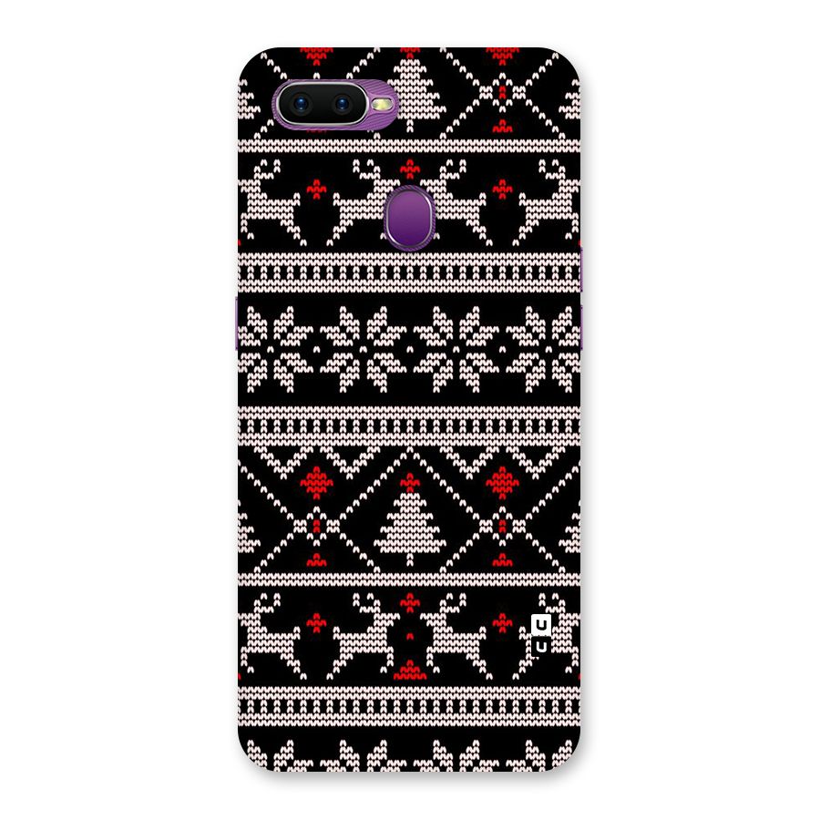 Christmas Seamless Aztec Pattern Back Case for Oppo F9
