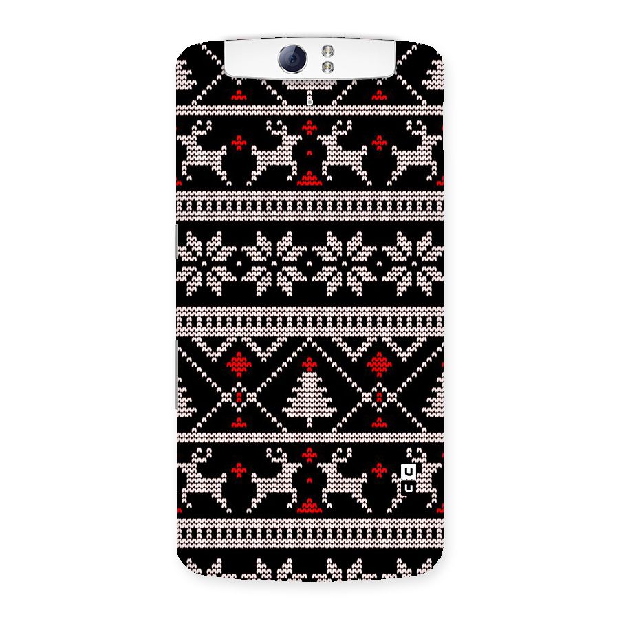 Christmas Seamless Aztec Pattern Back Case for Oppo N1