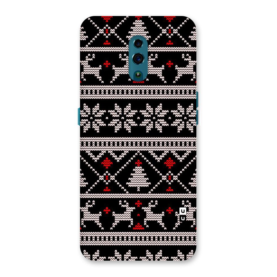 Christmas Seamless Aztec Pattern Back Case for Oppo Reno