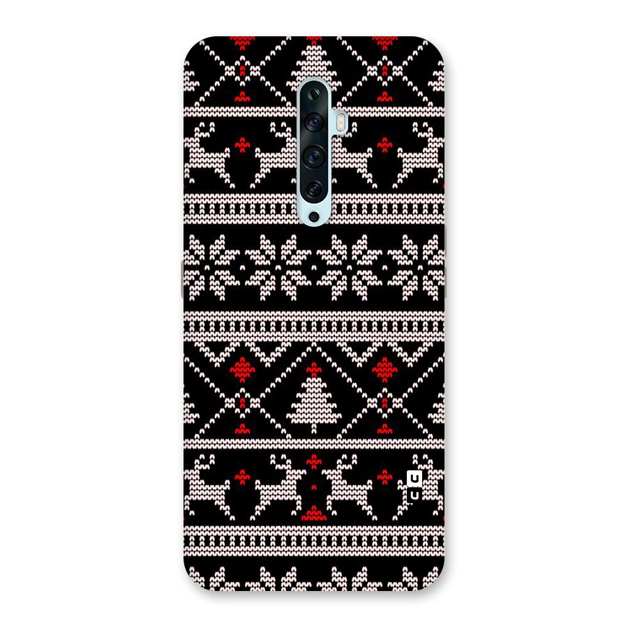 Christmas Seamless Aztec Pattern Back Case for Oppo Reno2 Z