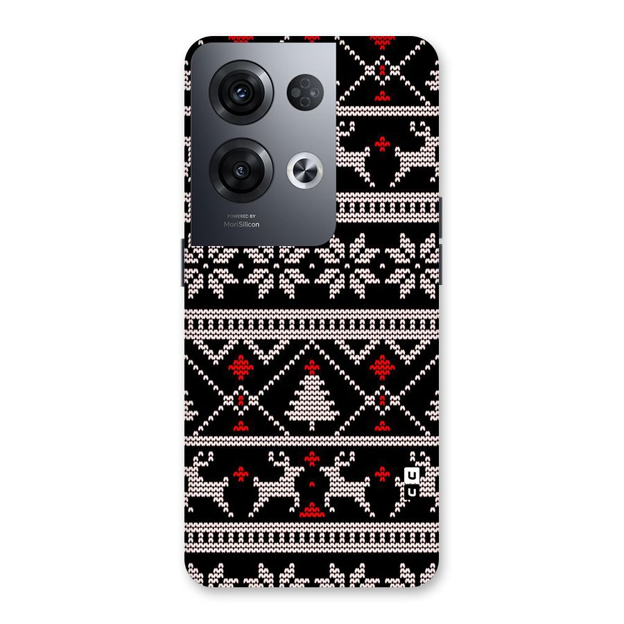 Christmas Seamless Aztec Pattern Back Case for Oppo Reno8 Pro 5G