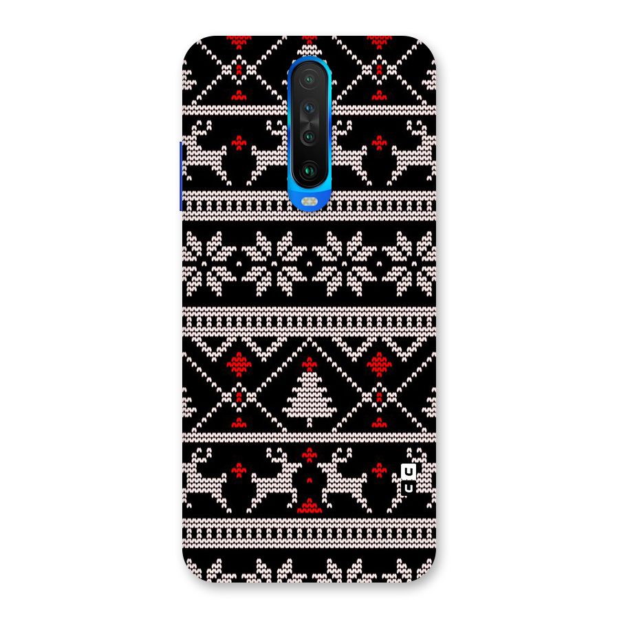 Christmas Seamless Aztec Pattern Back Case for Poco X2